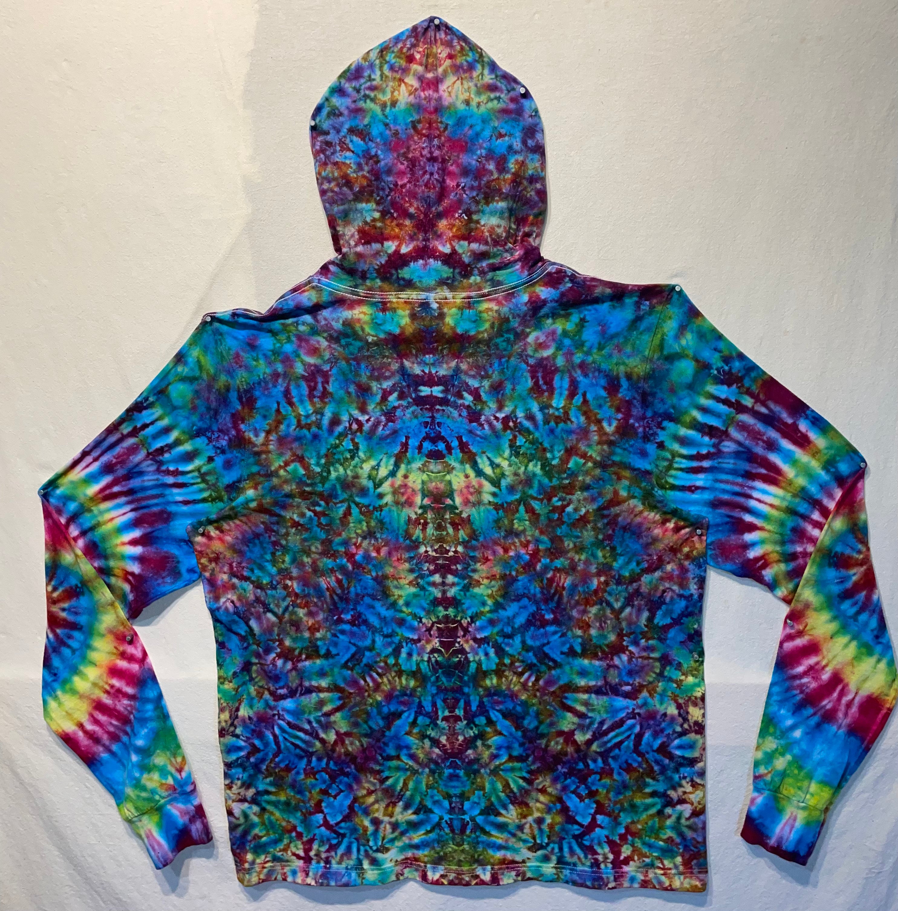Tie-dye long sleeve T-shirt Hoodie