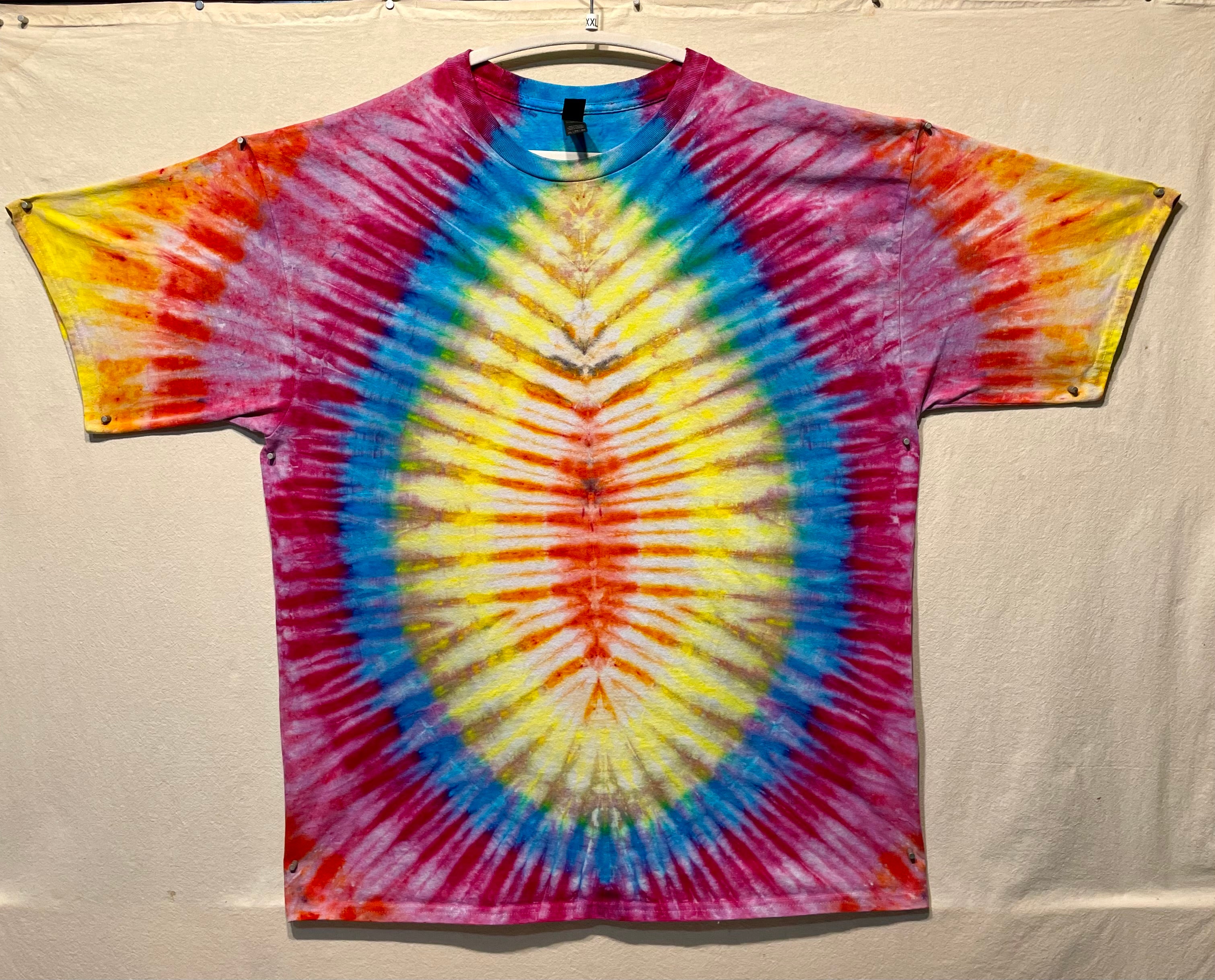2XL Cosmic Oval Tie-Dye GILDAN T-Shirt