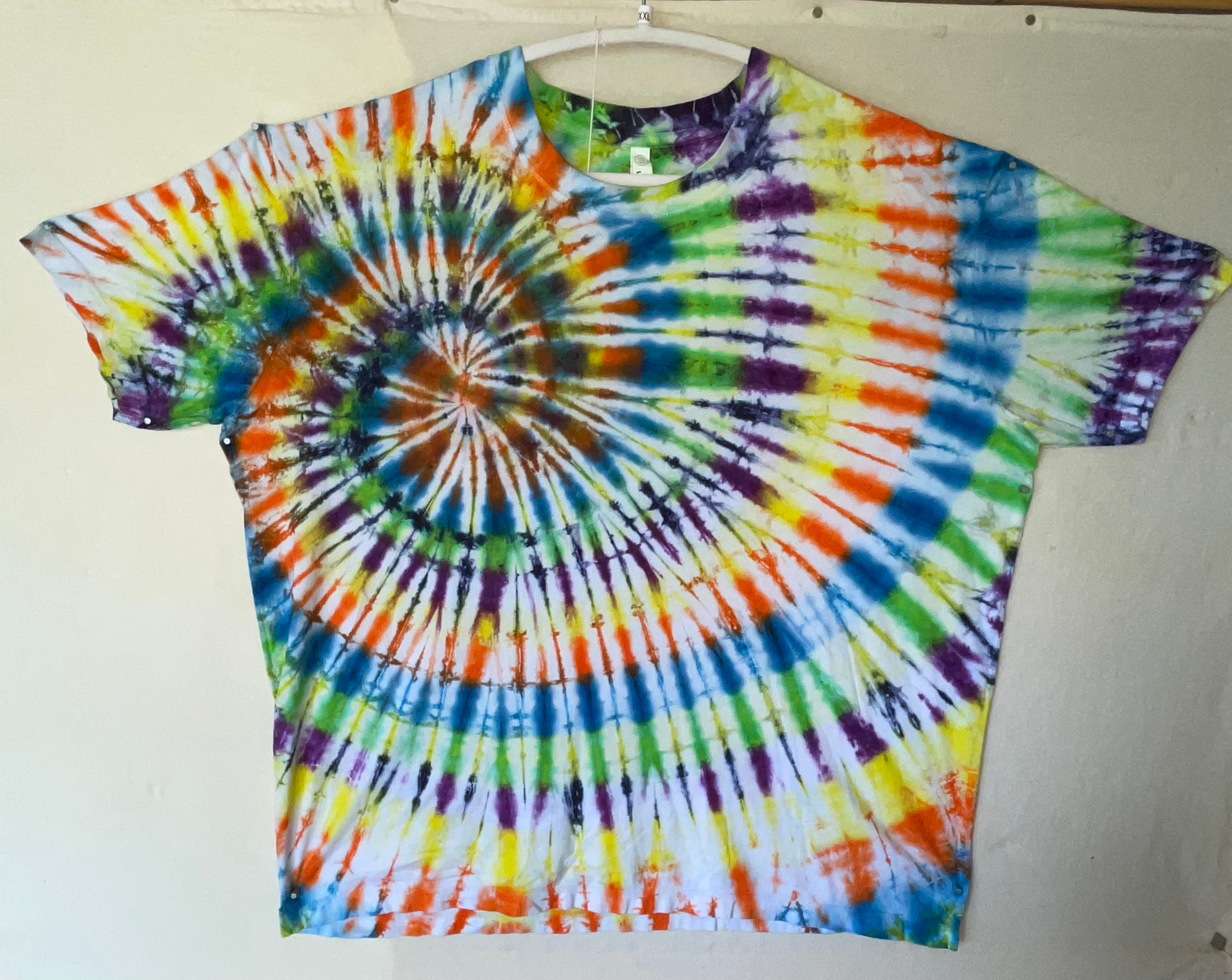 3XL L.A.T. Bamboo spiral tie-dye