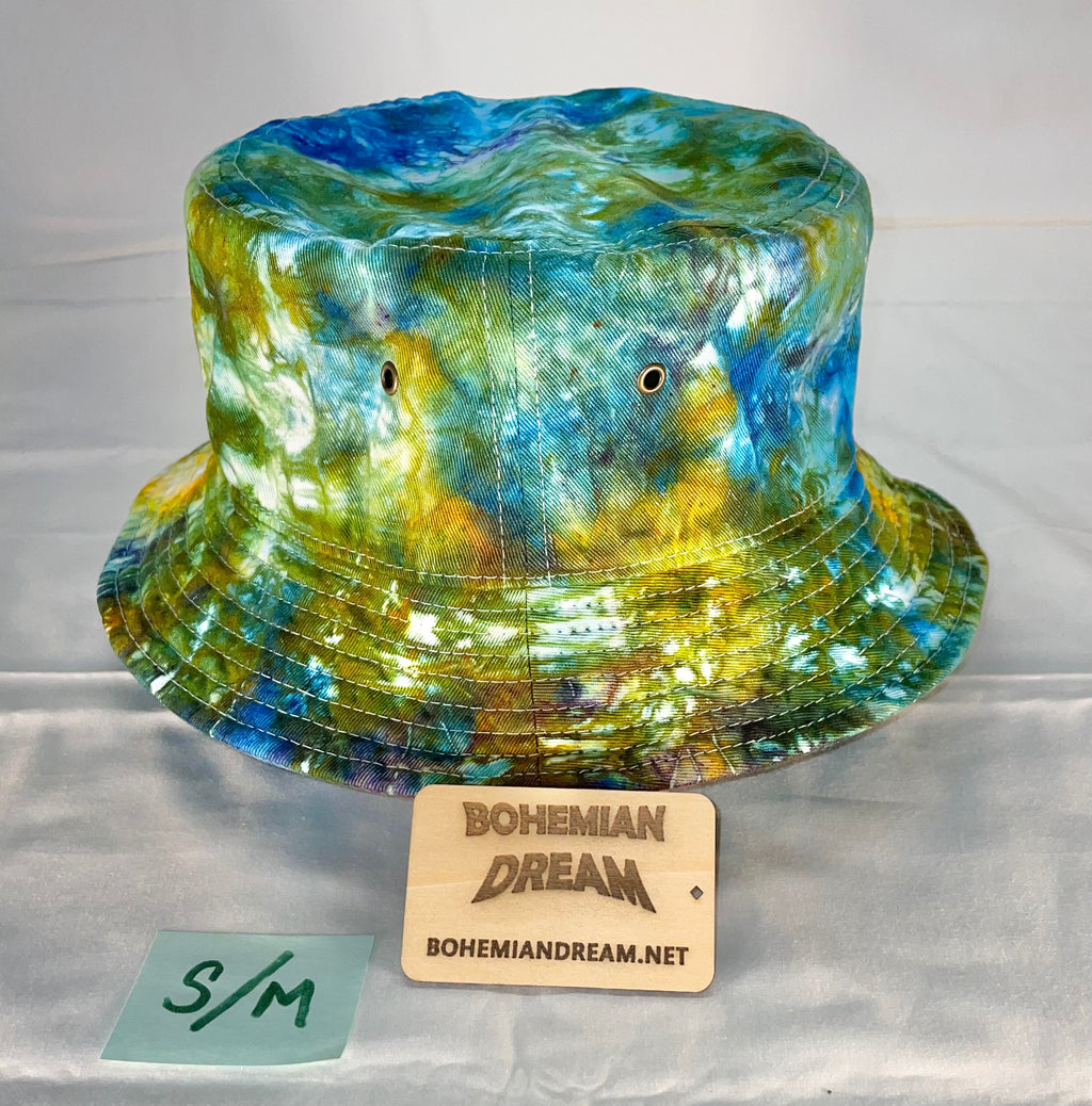 S/M Short Brim Tiedye Hat