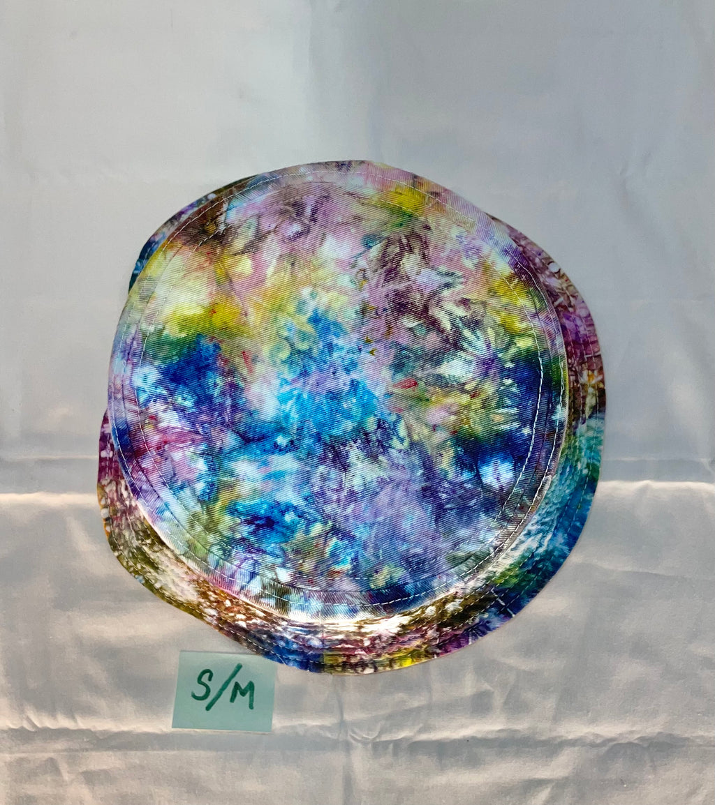 S/M short Brim Tiedye Bucket Hat