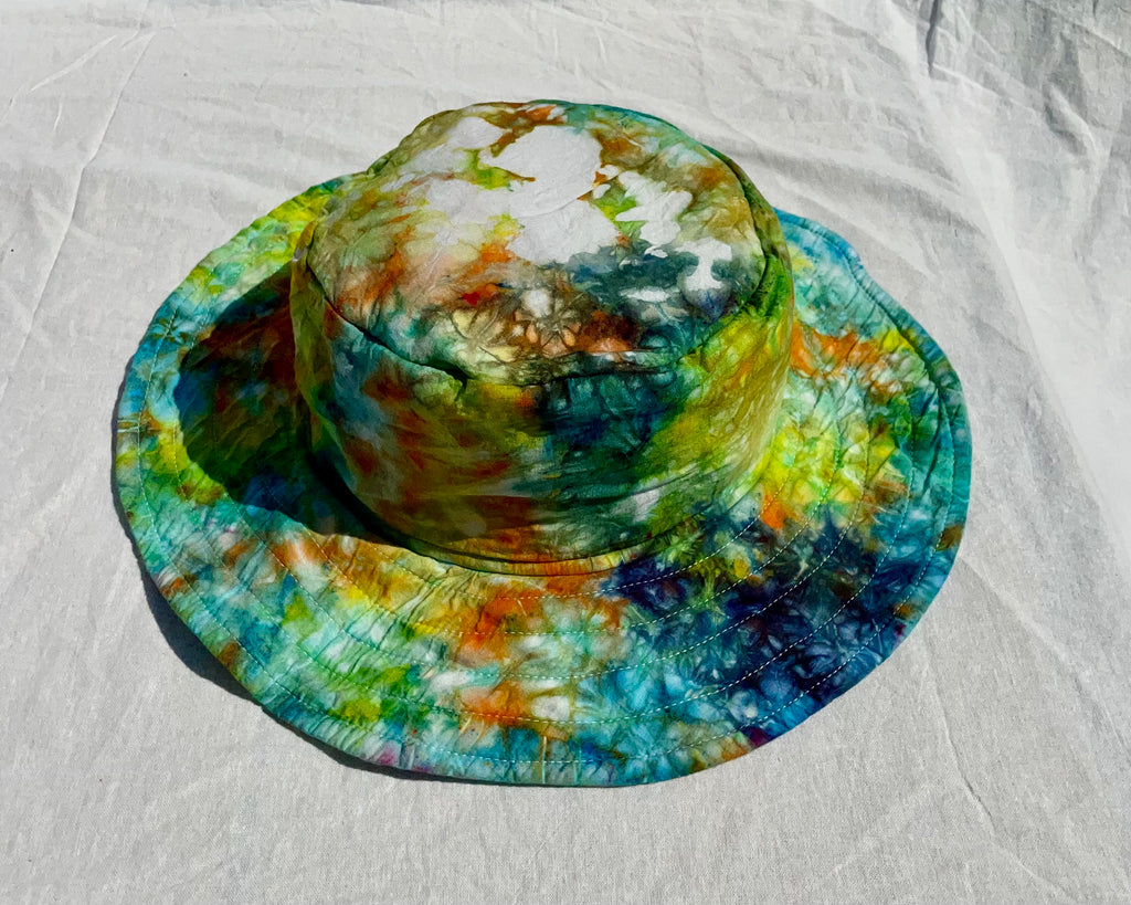 XL Tie-Dye Large Brim Bucket Hat