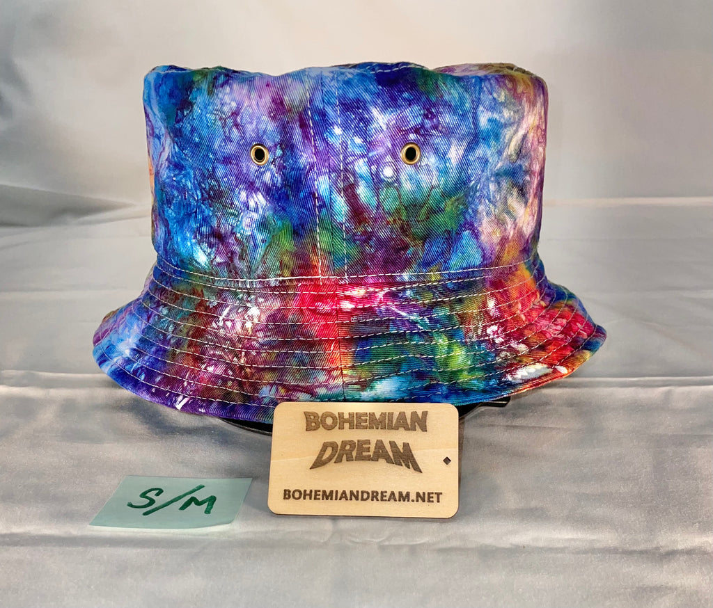 S/M Short Brim Tiedye Bucket Hat