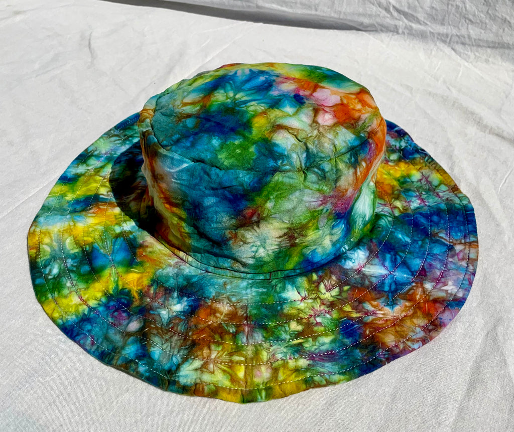XL Tie-Dye Large Brim Bucket Hat