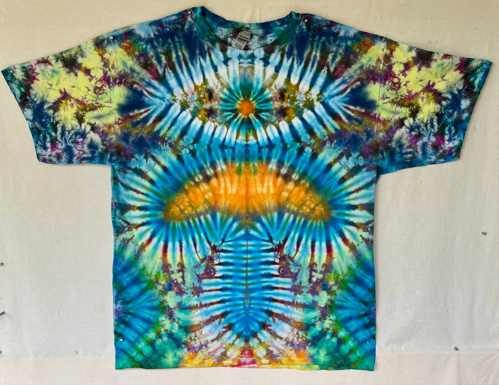 2XL GILDAN Mushroom tie-dye
