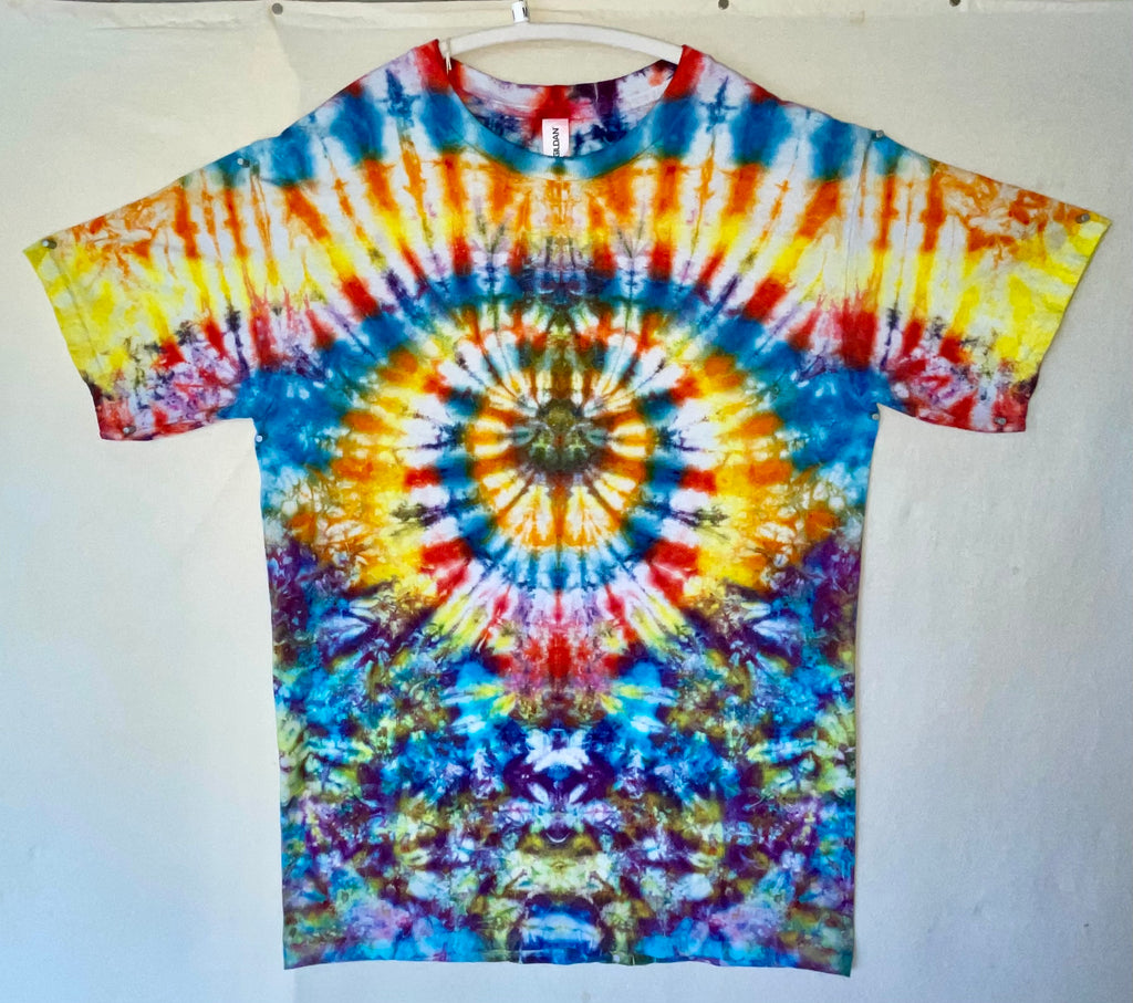 M GILDAN tie-dye