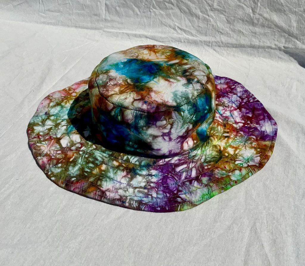 XL Tie-Dye Large Brim Bucket Hat