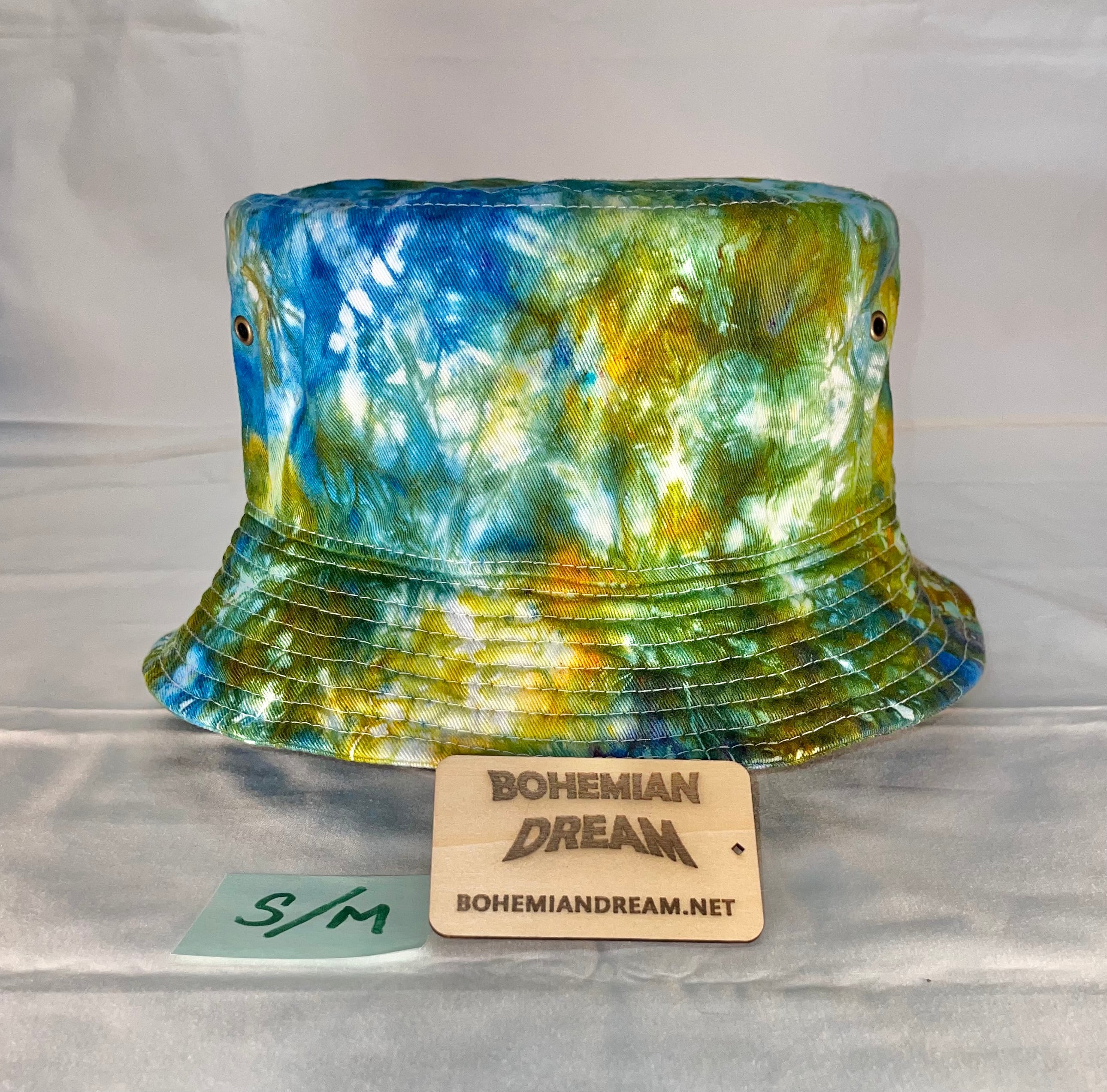 S/M Short Brim Tiedye Hat