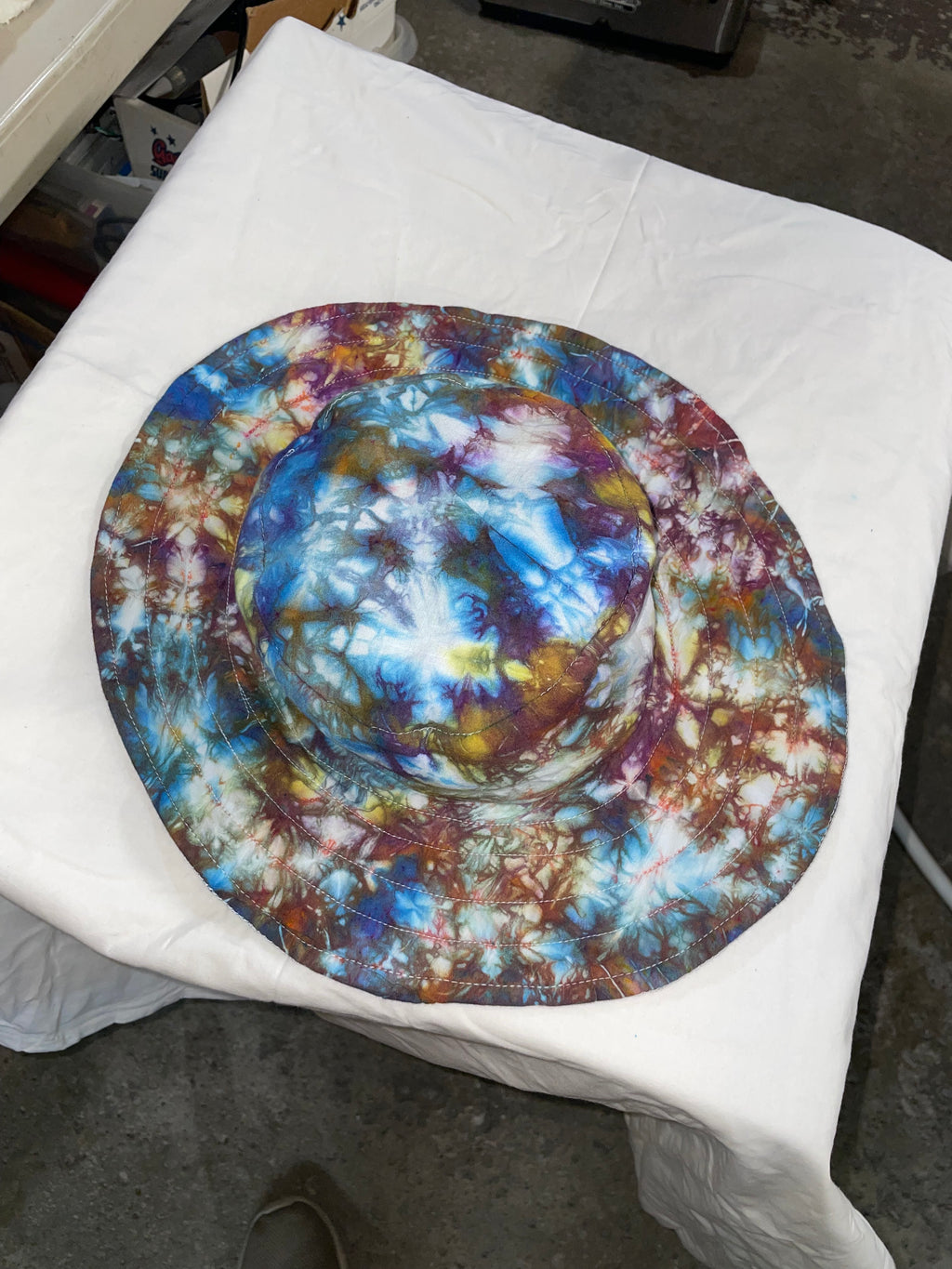 M Tie-Dye Hat