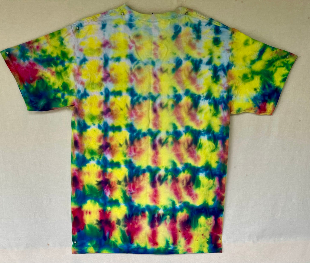 L GILDAN tie-dye