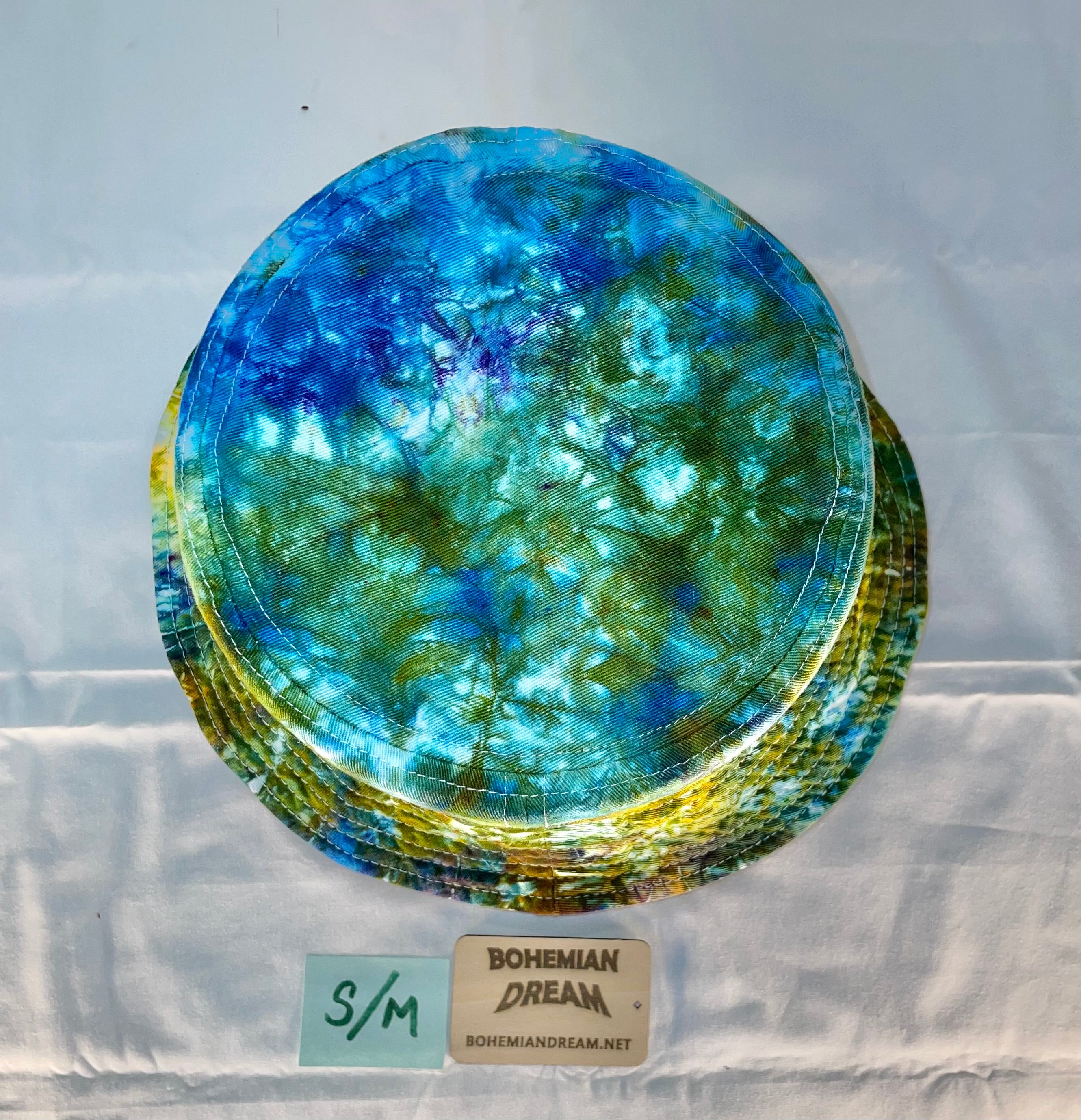 S/M Short Brim Tiedye Hat