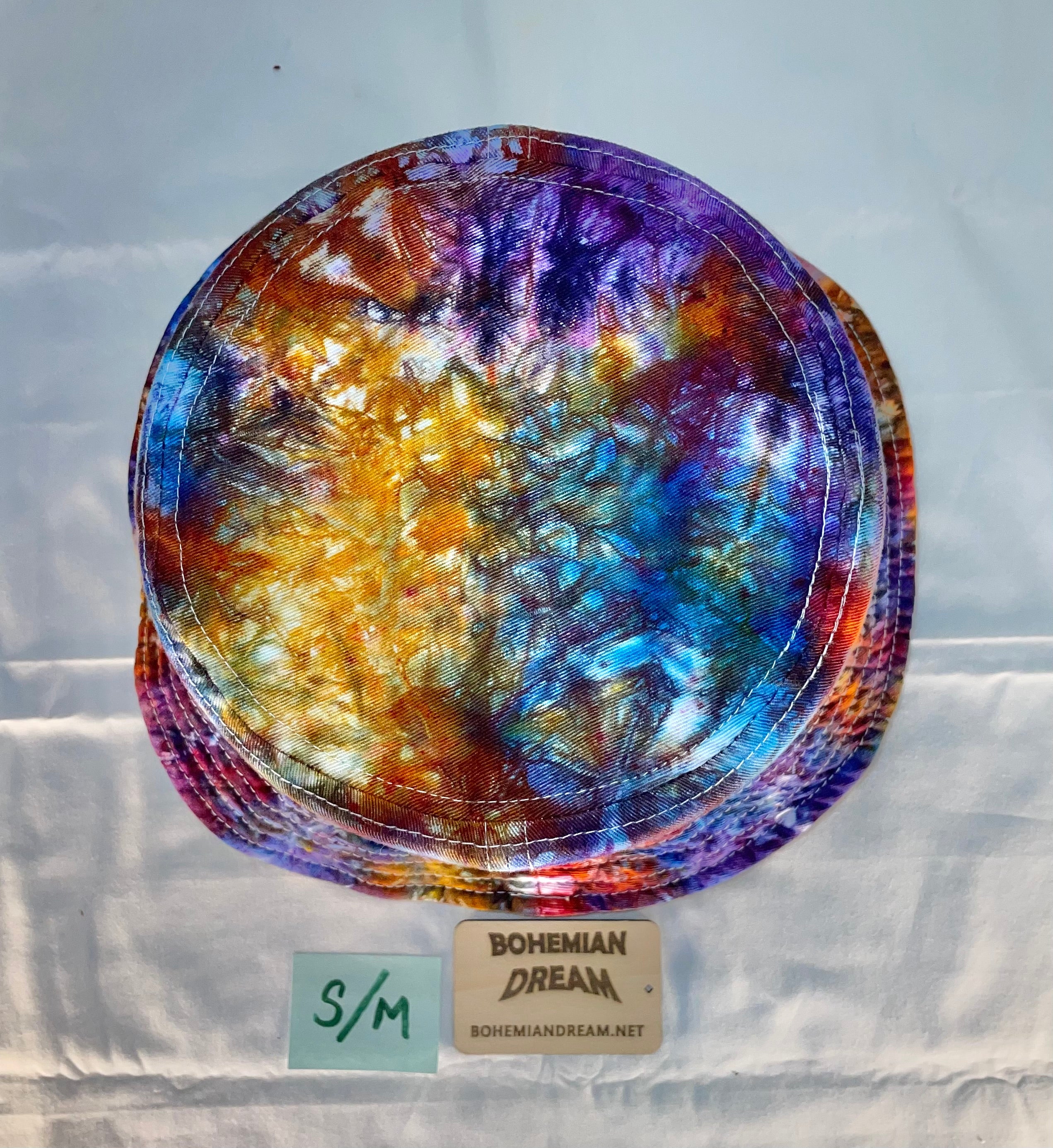 S/M Short Brim Tiedye Bucket Hat