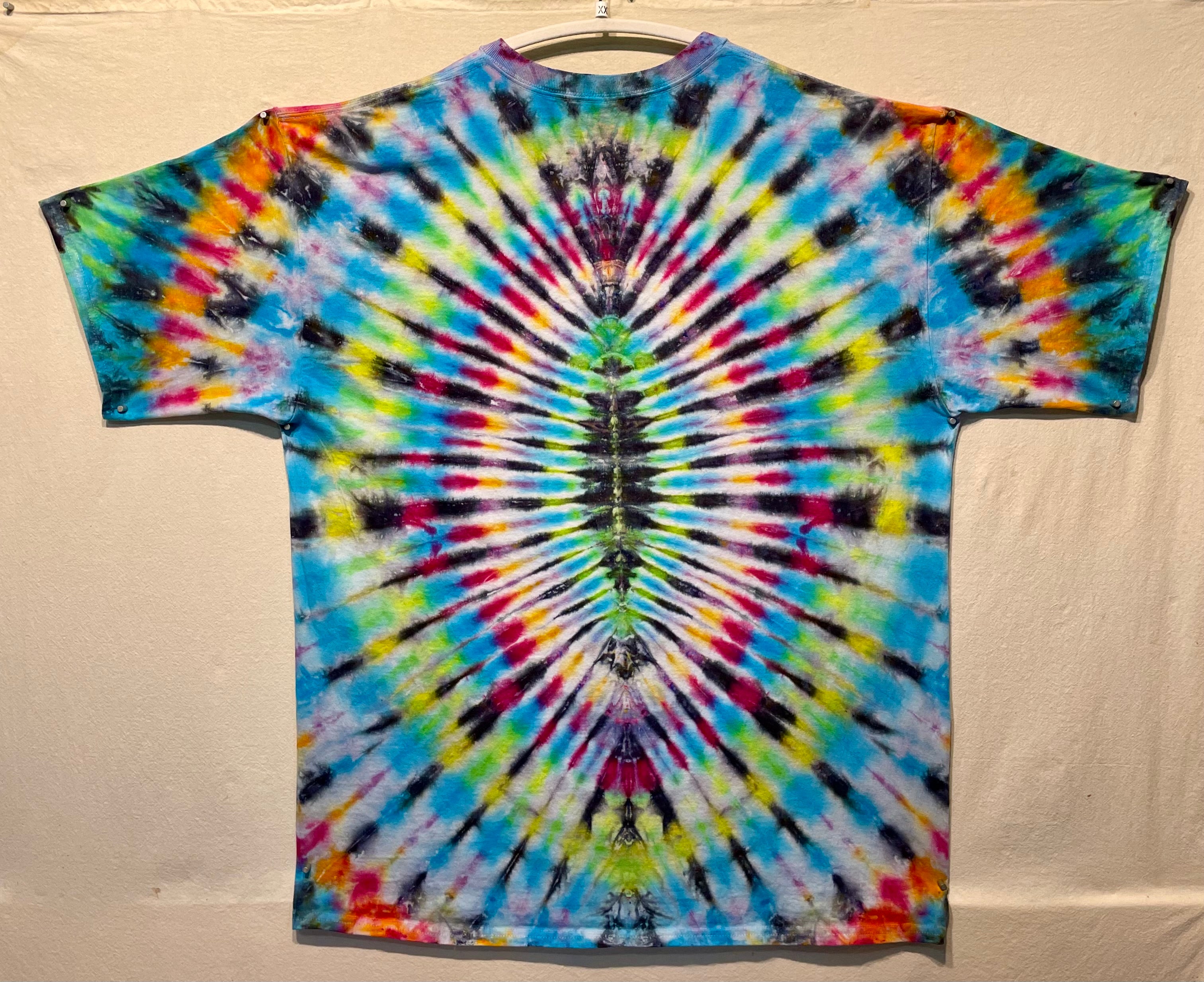 2XL Cosmic Oval Tie-Dye GILDAN T-Shirt