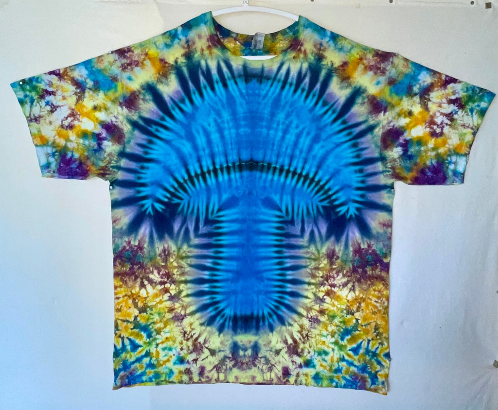 2XL GILDAN Mushroom Tie-Dye
