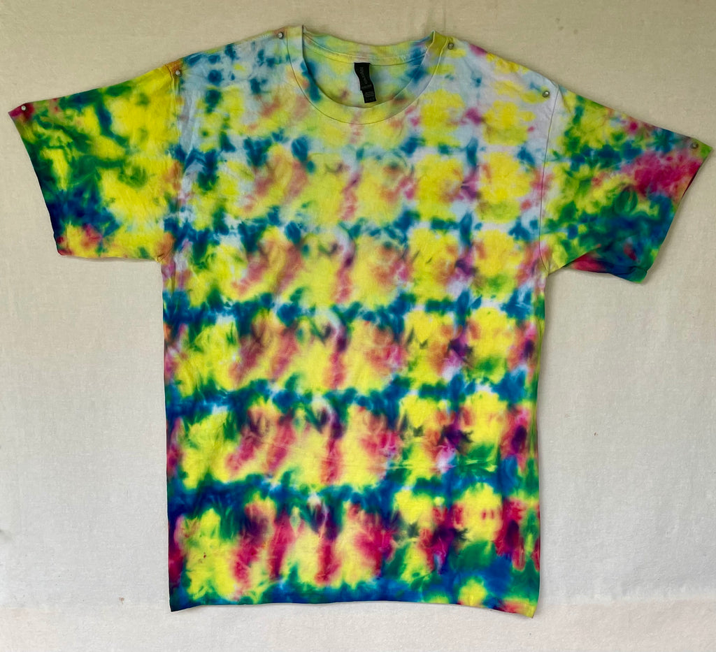 L GILDAN tie-dye