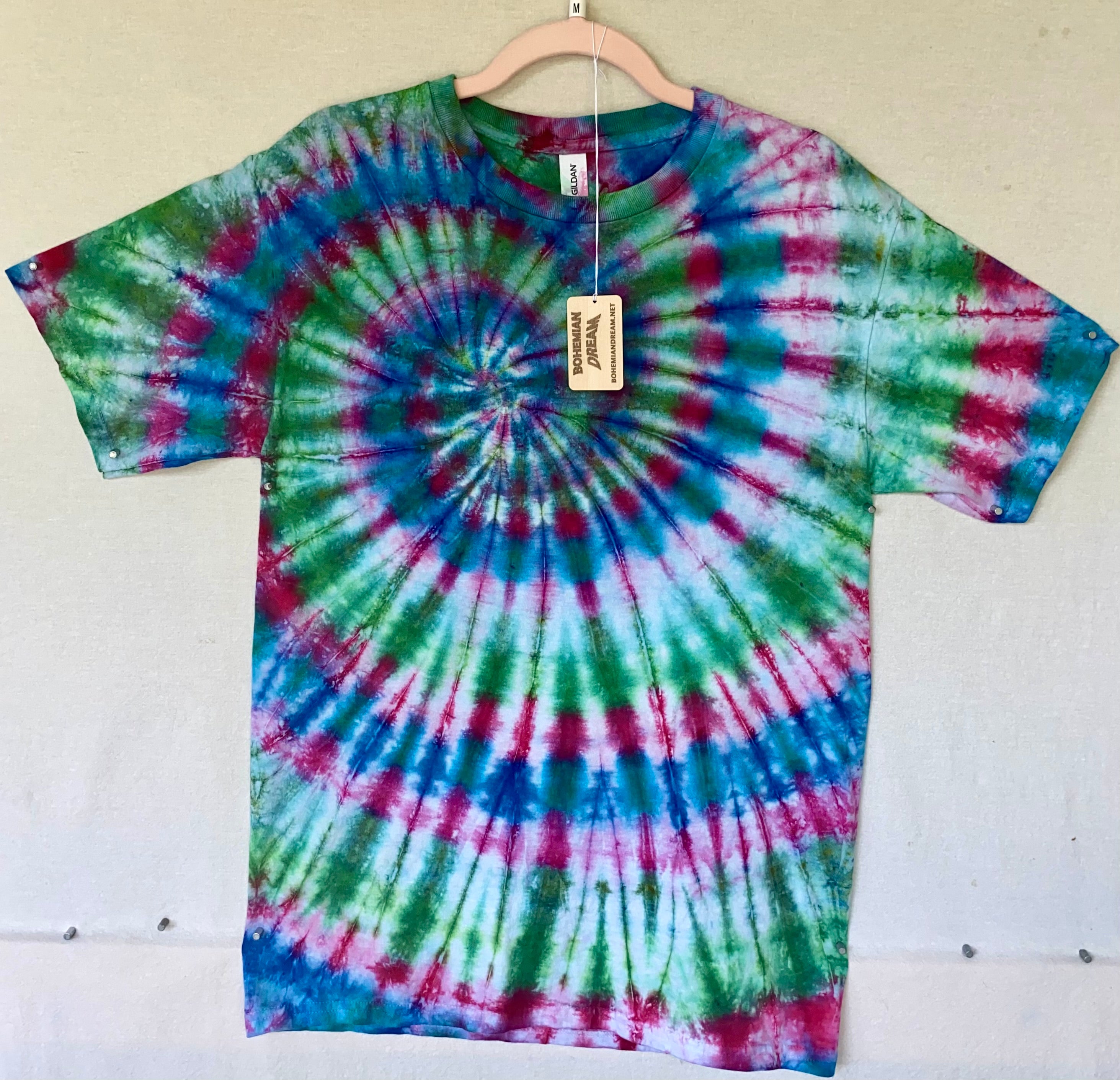 M gildan spiral tie- dye