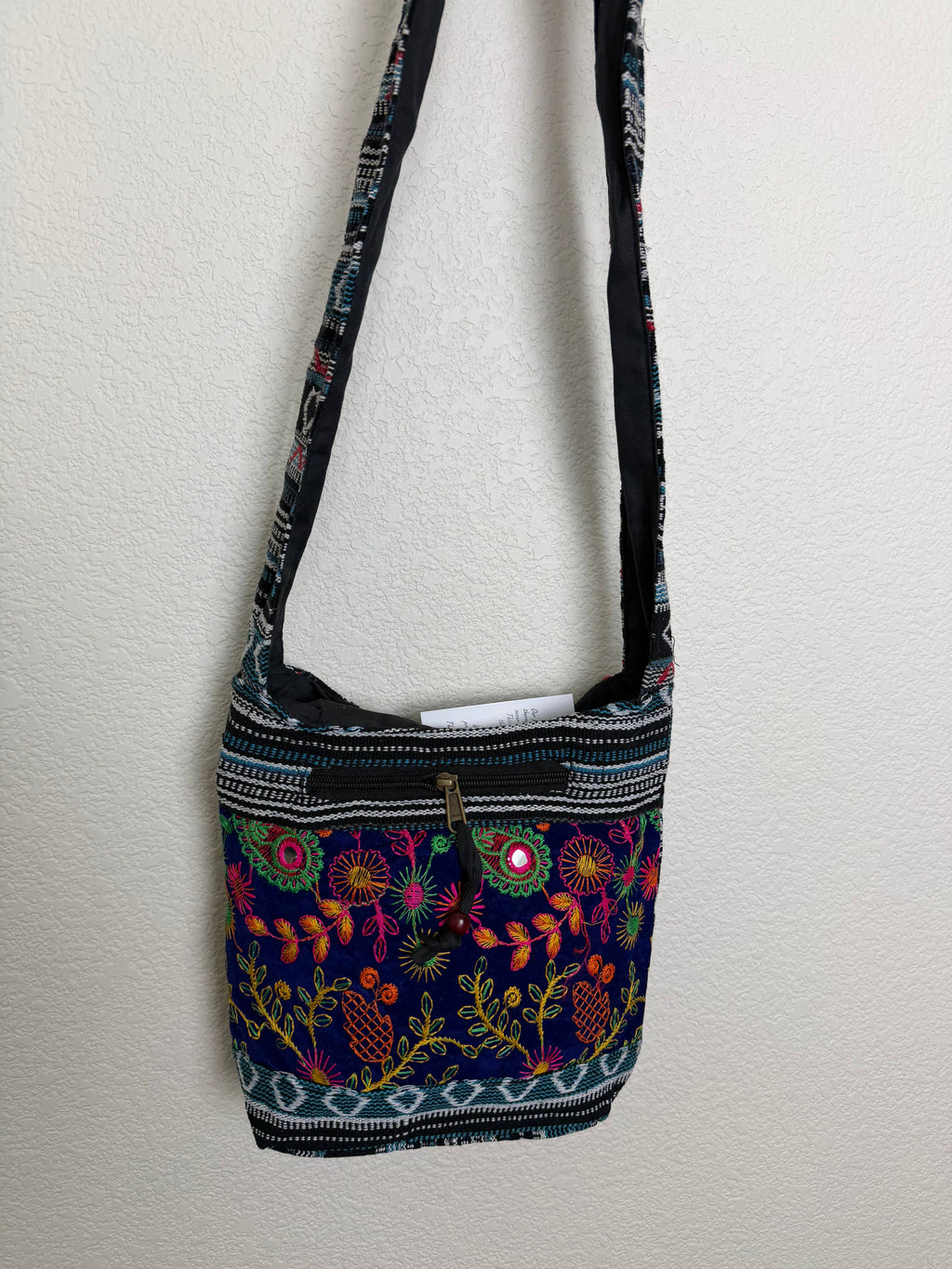 Mini hobo  flower Emboidery bag