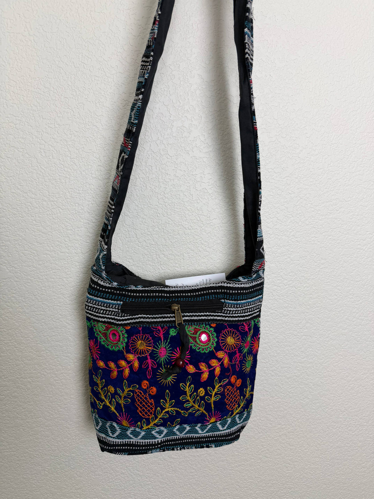 Mini hobo  flower Emboidery bag