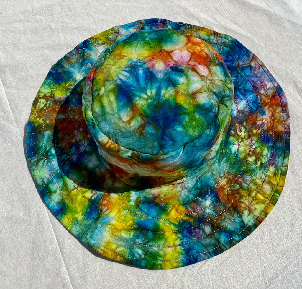 XL Tie-Dye Large Brim Bucket Hat