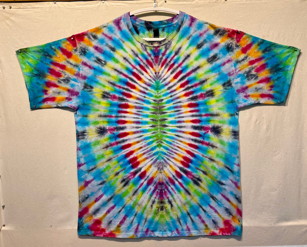 2XL Cosmic Oval Tie-Dye GILDAN T-Shirt