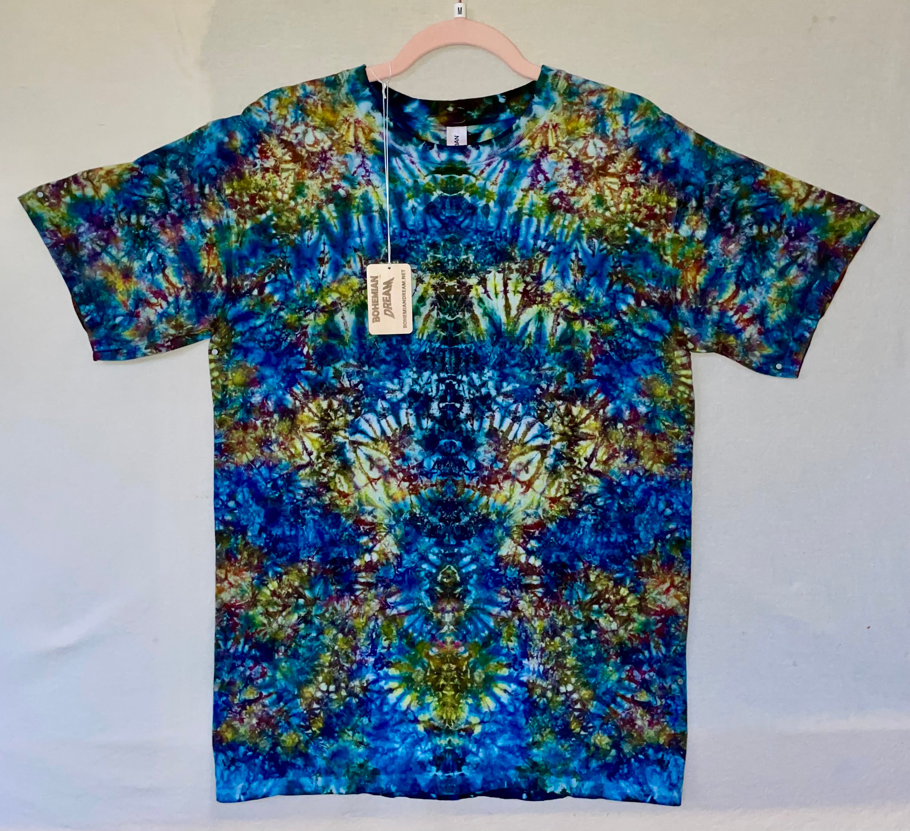 M GILDAN tie-dye
