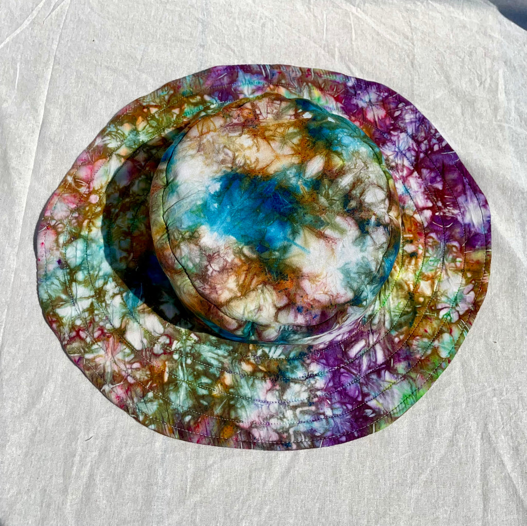 XL Tie-Dye Large Brim Bucket Hat