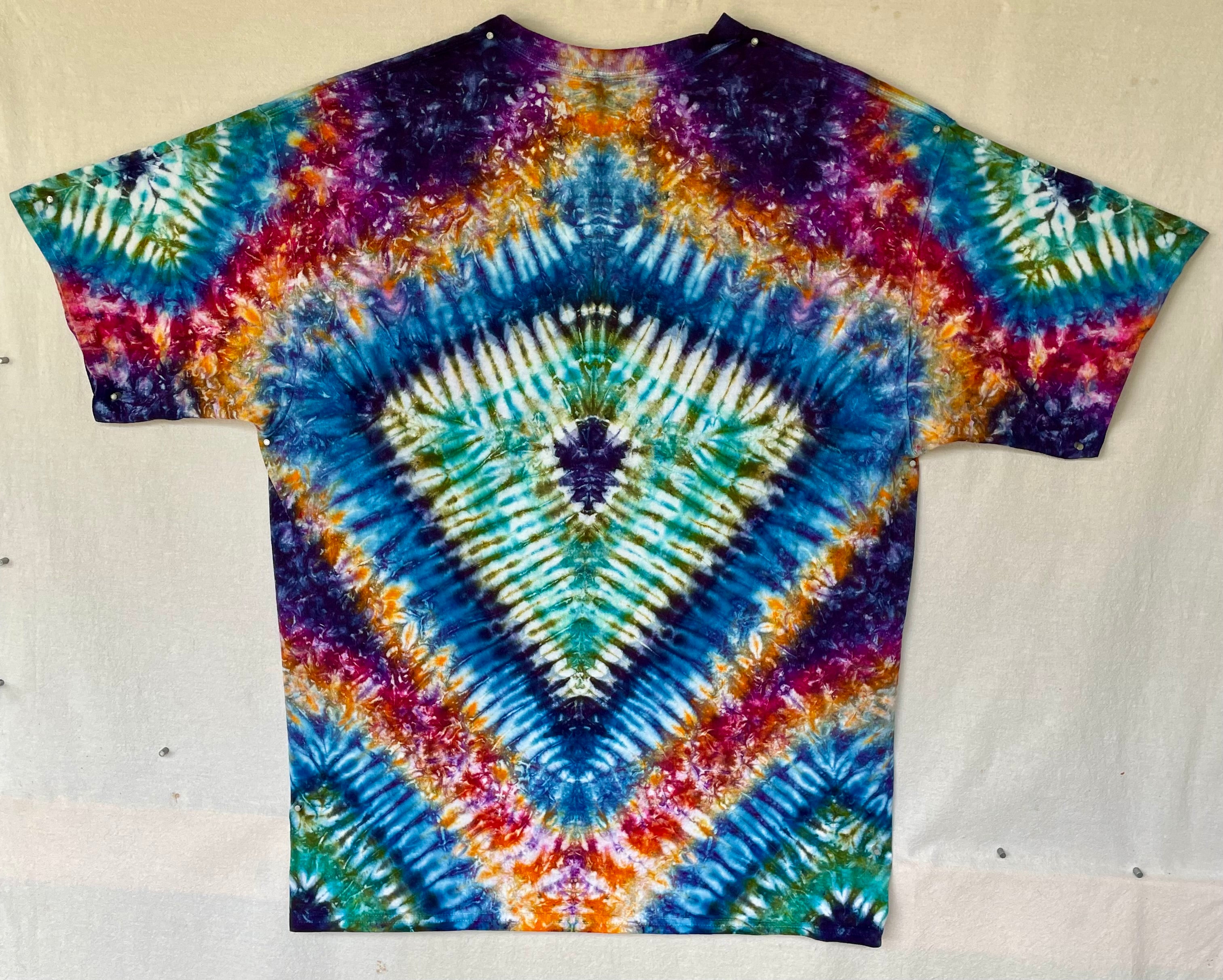 2XL GILDAN diamond tie-dye