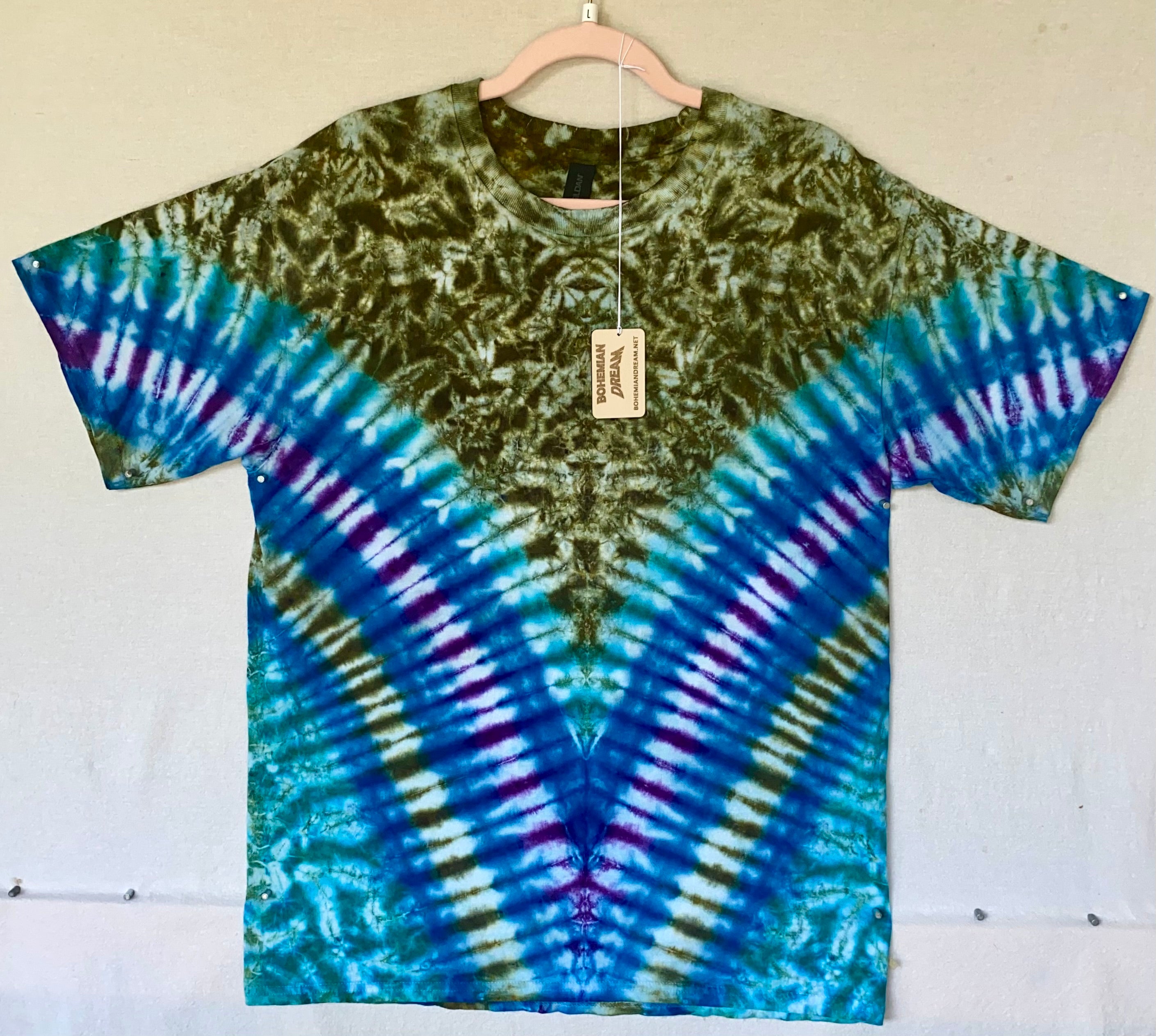 L GILDAN V TIE-DYE