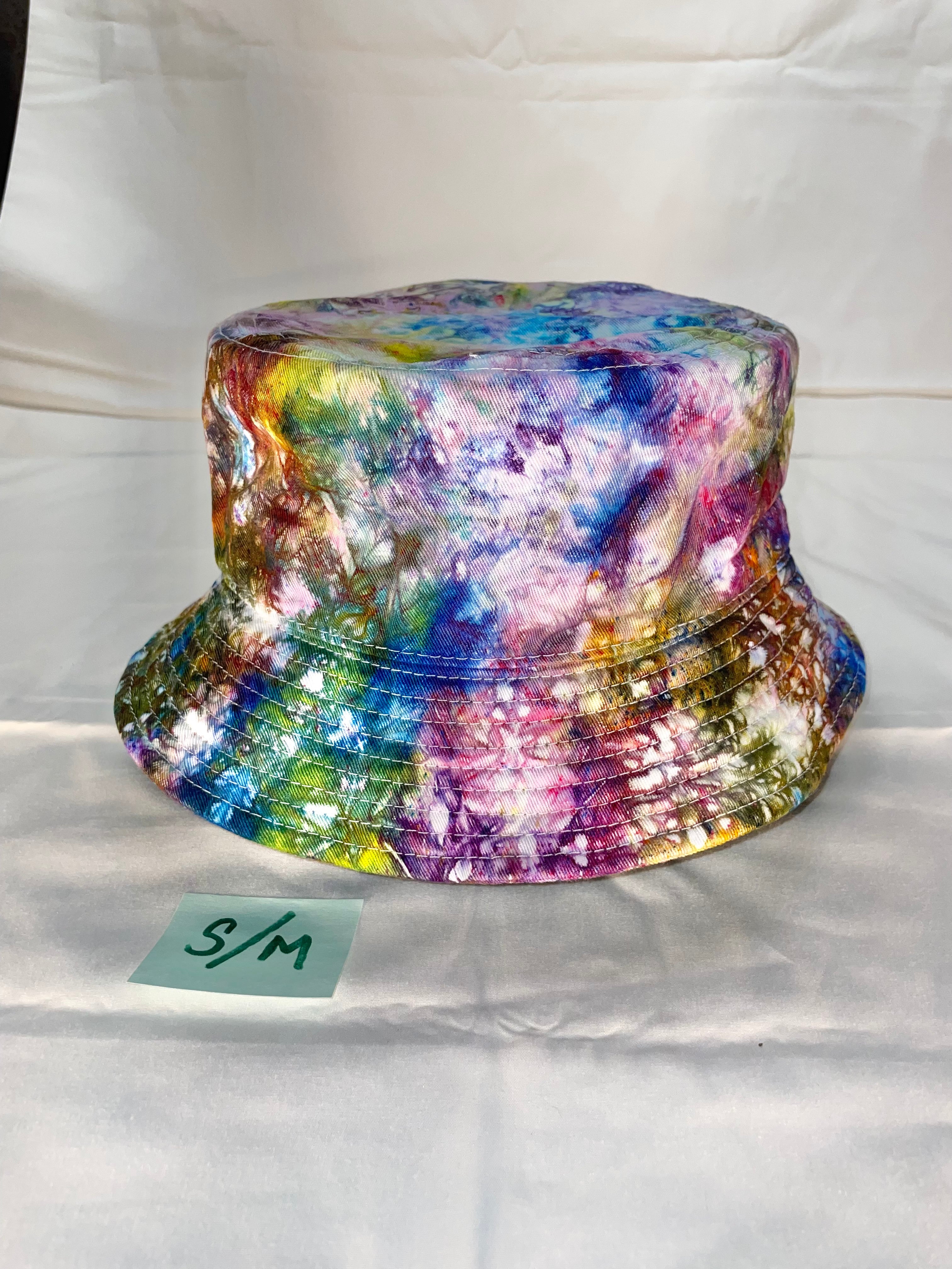 S/M short Brim Tiedye Bucket Hat
