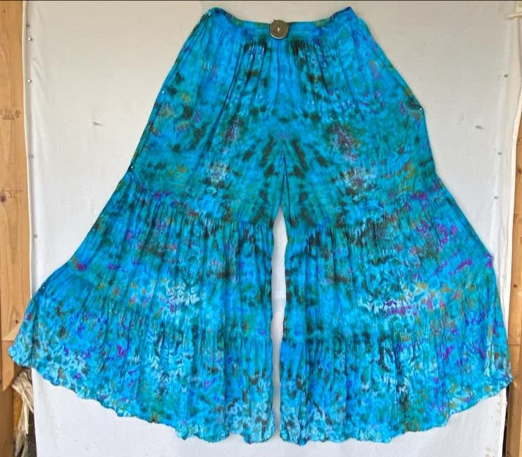 XL Tie-dyed Tribal Tier Pants
