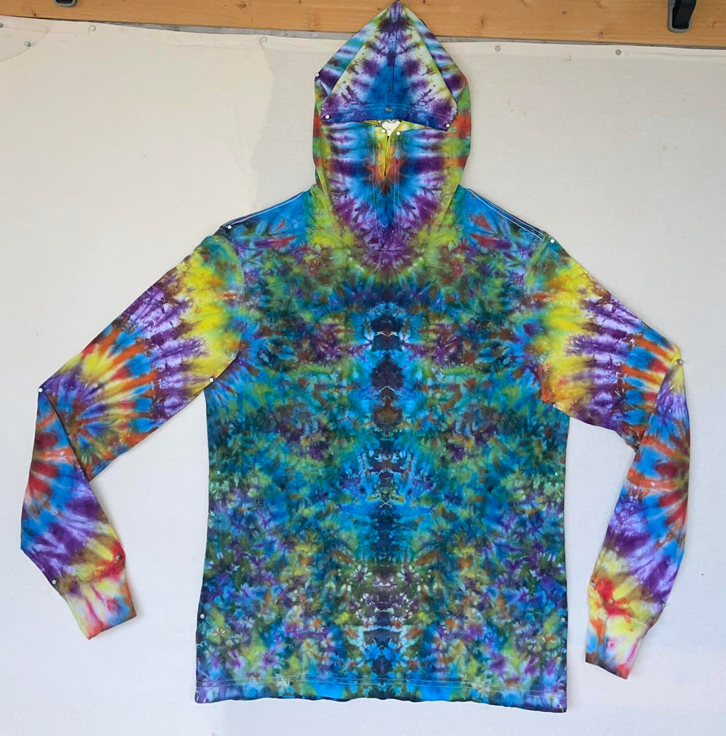 Large Tie-dye T-shirt Hoodie