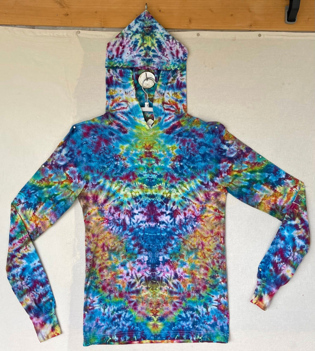 XS Tie-dye T-shirt Hoodie