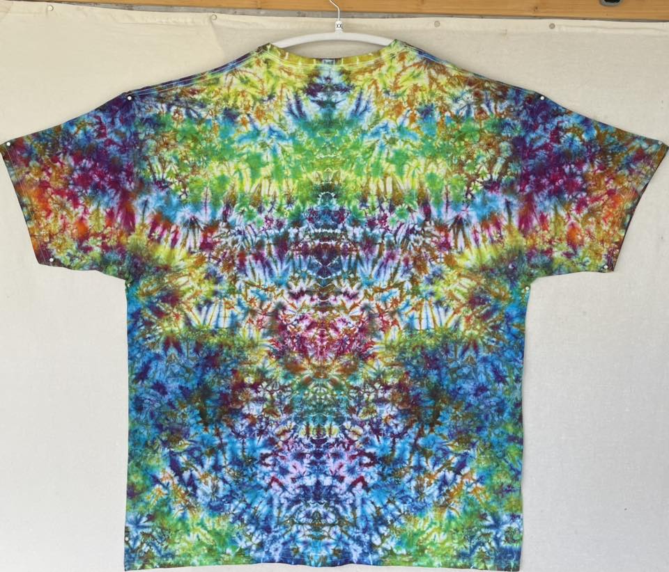 2XL Short Sleeve  Tie-Dye T-shirt